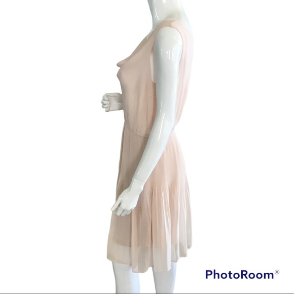 VITTA LUNA PALE PINK SLEEVELESS COWL NECK DRESS - Picture 3 of 10